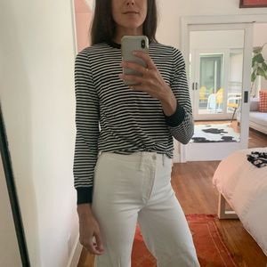 Madewell striped long sleeve shirt